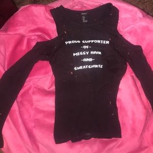 Off The Shoulder Fitted Tee